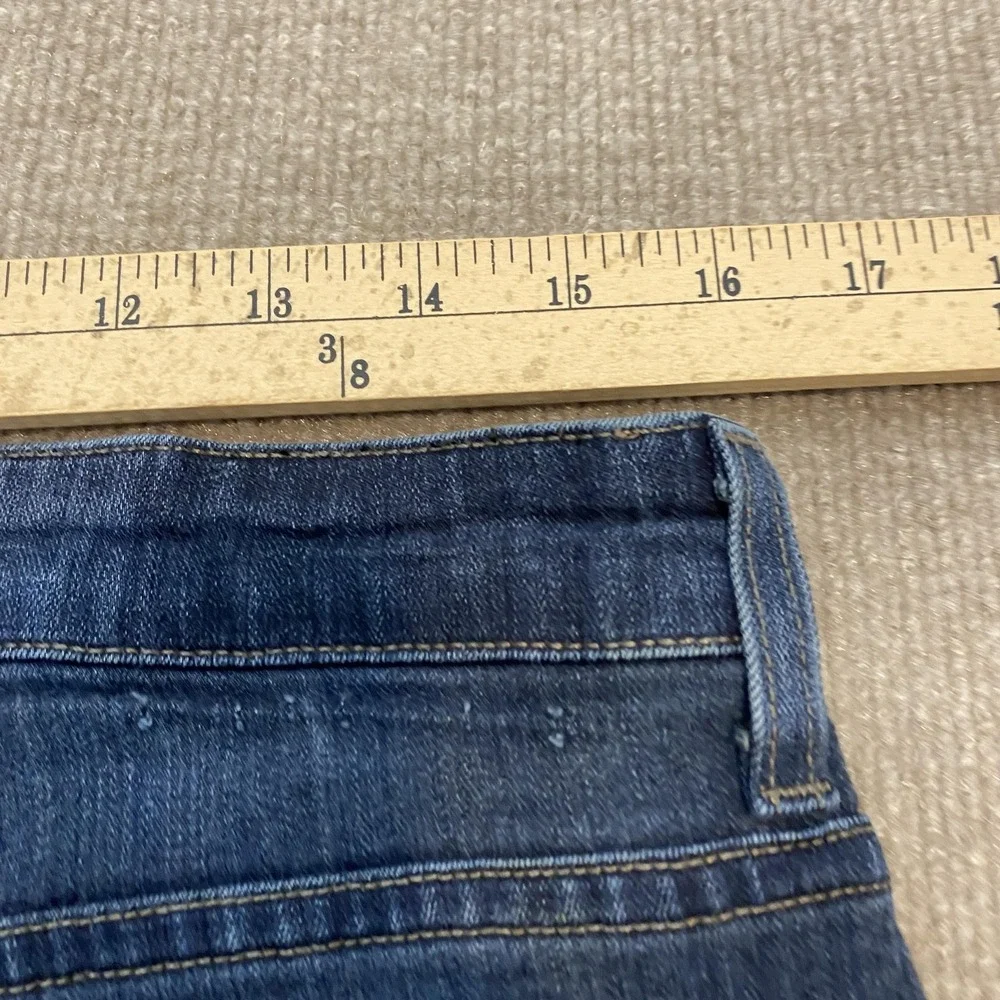 Paige Federal Jeans Mens 32x29 Blue Dark Wash Slim Straight‎ Stretch Denim